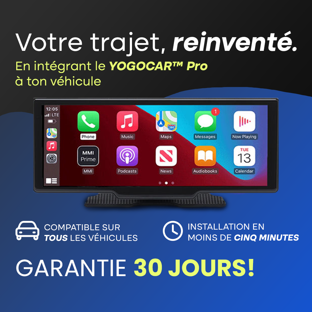 YOGOCAR™ Pro - Écran multimédia CarPlay